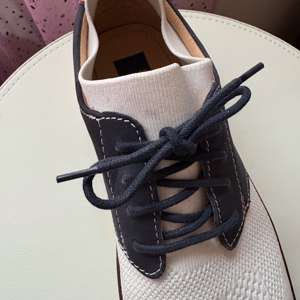 Johnson & Murphy Knit & Suede Oxfords with Perforated Design - Picture 6 of 6